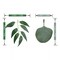 Fake Artificial Eucalyptus Garland Wreath Greenery Leaf Vine Wedding Plant Decor